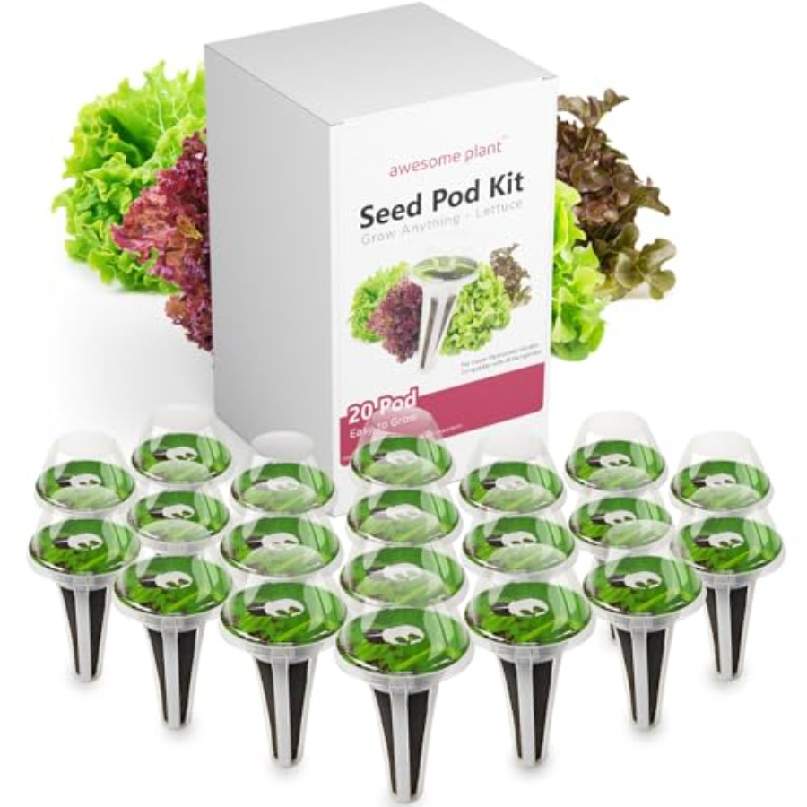 Aerogarden Seed Pod - 20-Pod-Saatgut-Set für Salatgrünzeug für AeroGarden, Mufga,