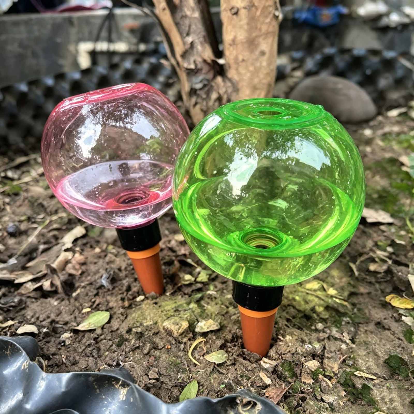 Plant Watering Globe - 1/4 Stück Bewässerungskugeln, automatische Pflanzenbewässerungskugeln, 500