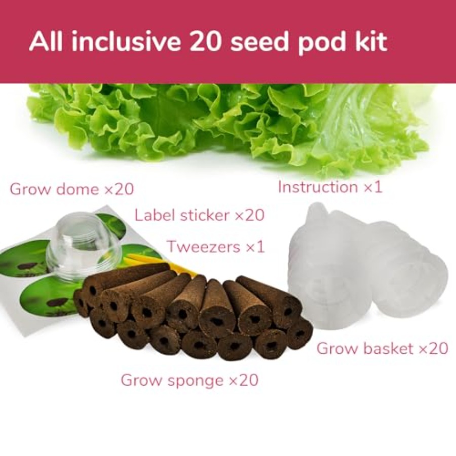 20-Pod-Saatgut-Set für Salatgr – Aerogarden Seed Pod Bewertung und Preis