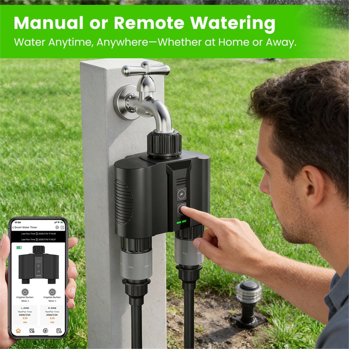 Y17A 1 Set WLAN-Bewässerungsti – Smart Garden Usa Bewertung und Preis