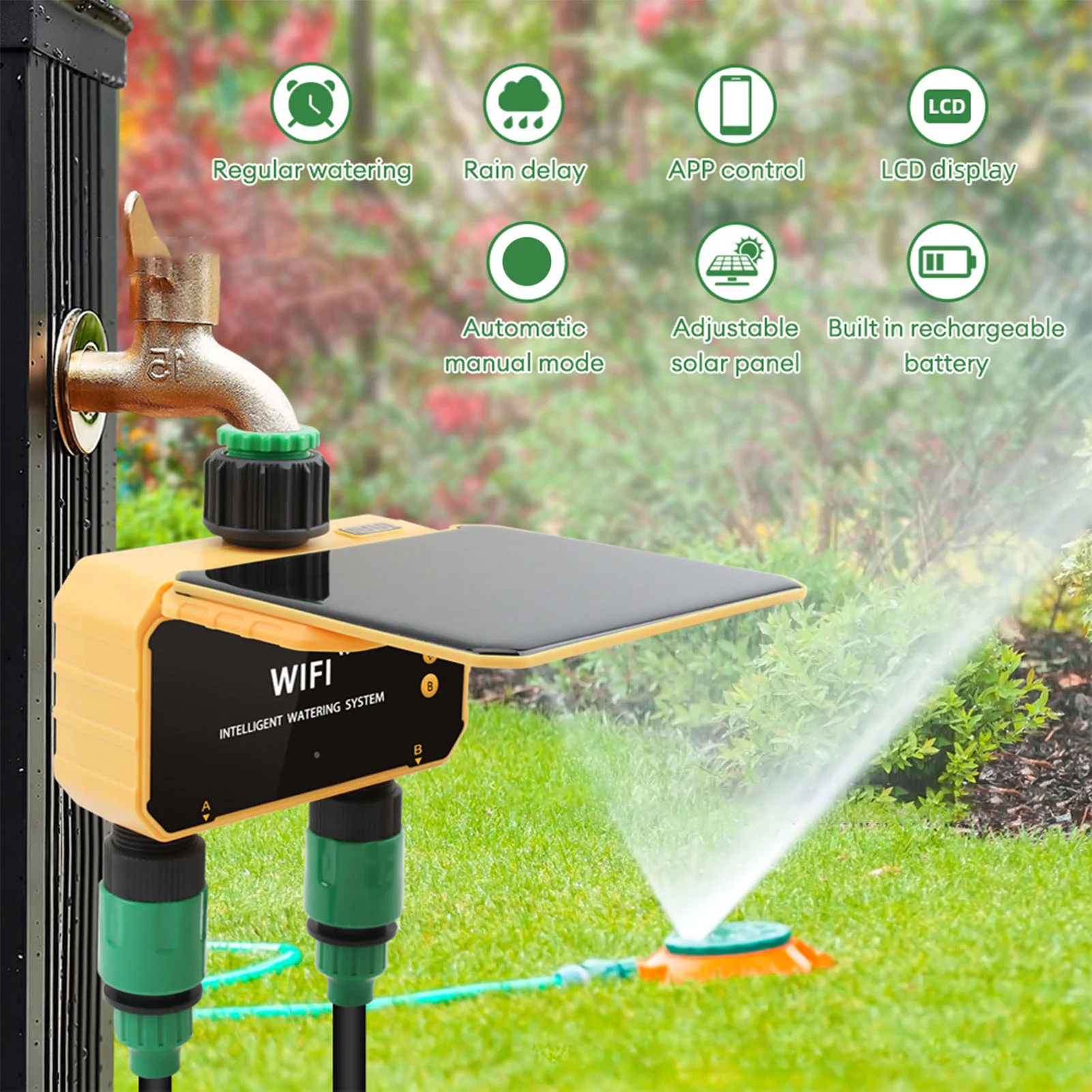 Solarbetriebener WLAN-Smart-Be – Smart Garden Usa Bewertung und Preis
