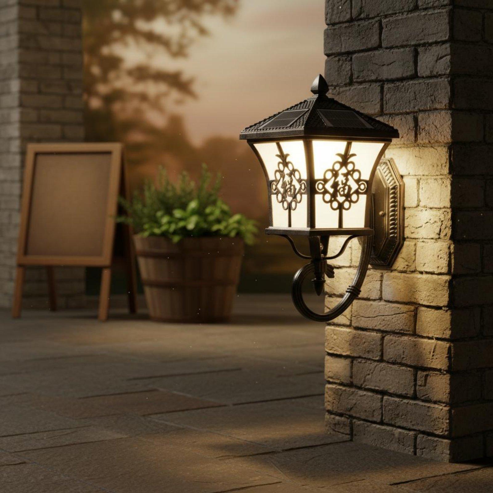 Intelligente Solar-Wandleuchte – Smart Garden Gate Bewertung und Preis